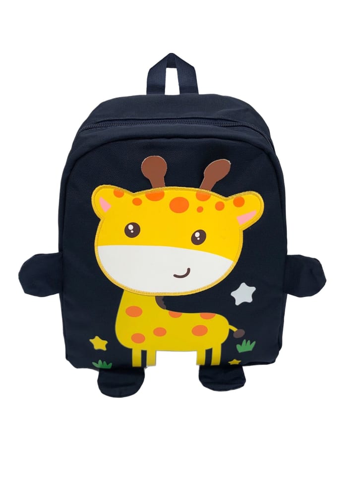 Süßer Rucksack mit Tieren Kinder Kita Ranzen Modern in Dunkelblau-2