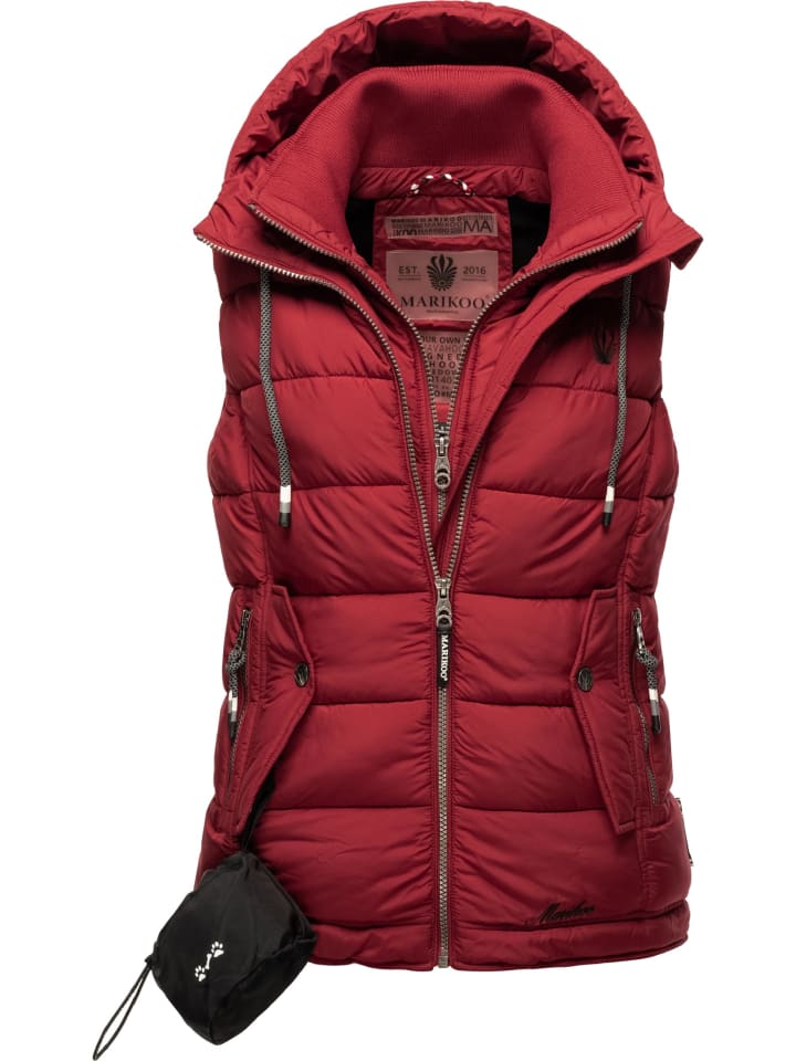 Steppweste Taisaa in Blood Red