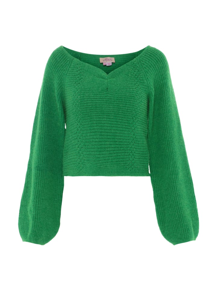 Women Sweater in Grasgrün
