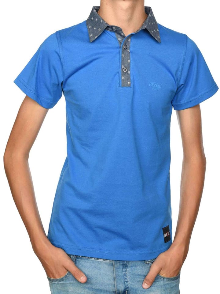 Polo Shirt in Blau