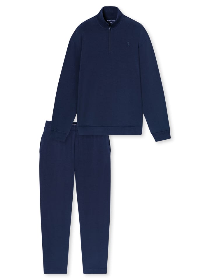 Loungeanzug Selected Premium Warming in Deep Sea Blue
