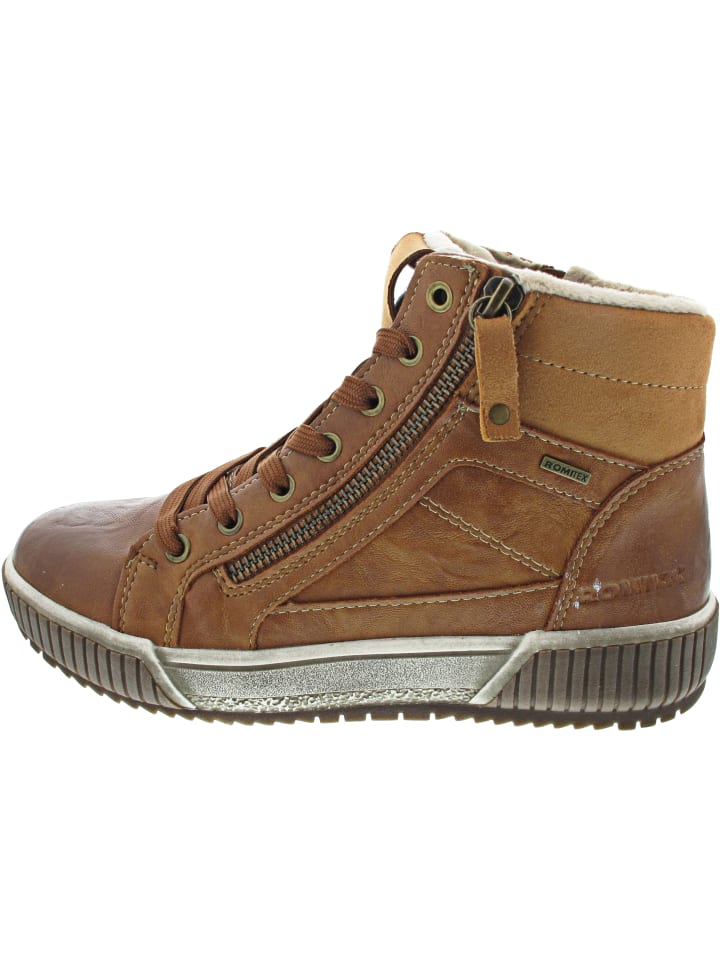 Schnürstiefel Braun