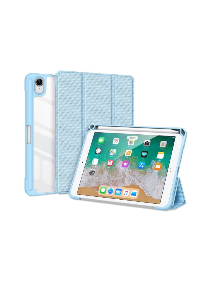 Tablet-Ledertasche mit Stifthalter Samsung Galaxy Tab S10 Ultra in Blau