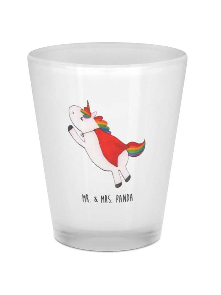 Schnapsglas Einhorn Geburtstag ohne Spruch in Transparent