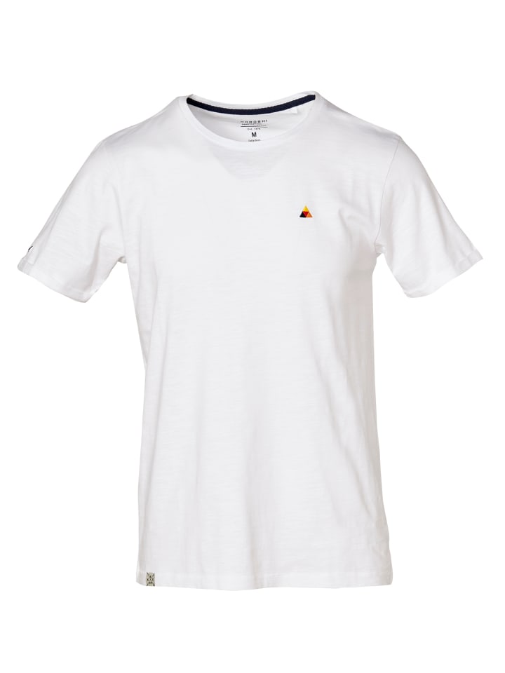 Kurzarm T-Shirt in weiß