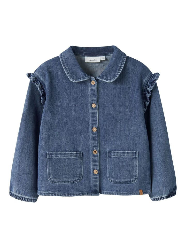 Overshirt in Dark Blue Denim1