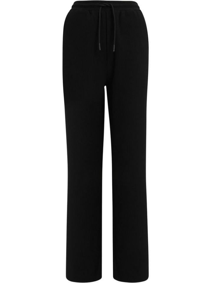 Stoffhose "Pleat Pants" in Schwarz