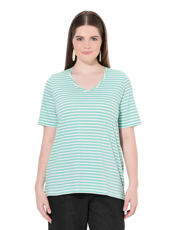 Shirt in jadegrün