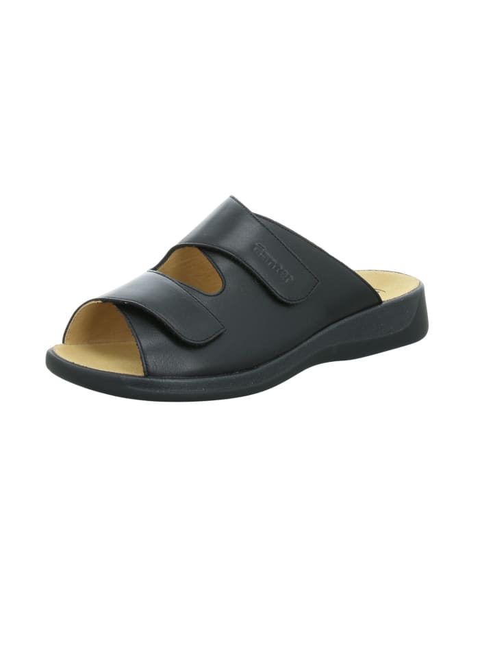 Pantolette in schwarz