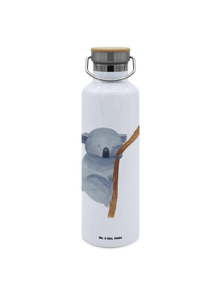 Trinkflasche Koalabär ohne Spruch in Weiß