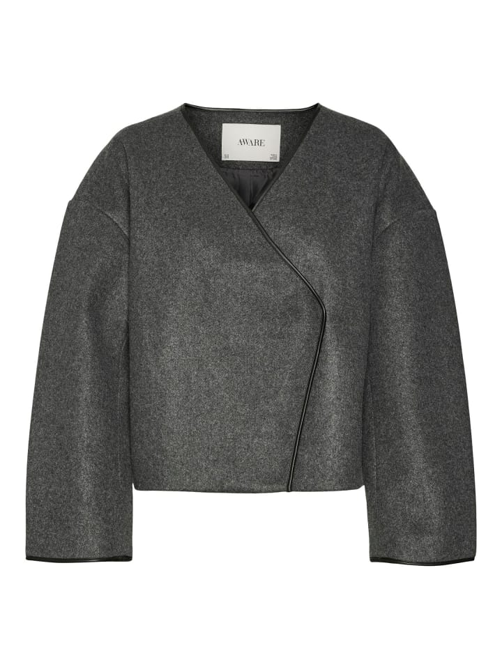 Blazer in Dark Grey Melange