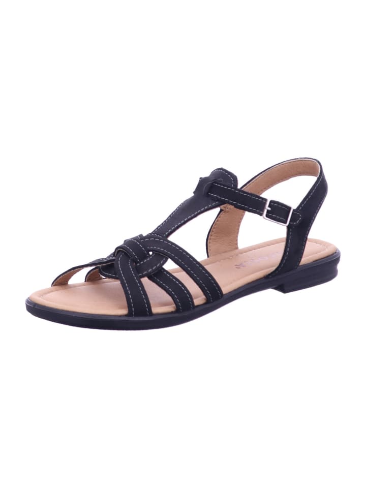 Sandale in schwarz