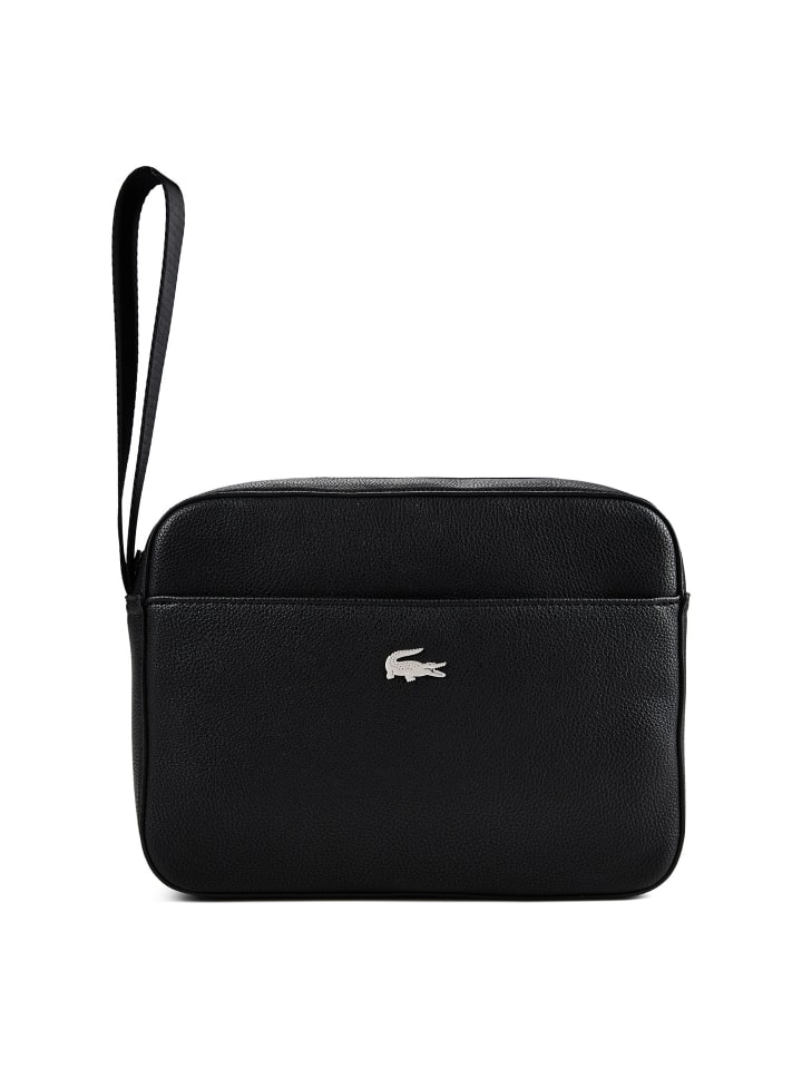 Business Kulturbeutel Leder 24 cm noir