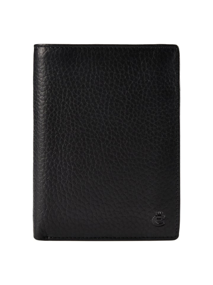 Texas Geldbörse RFID Schutz Leder 9 cm black