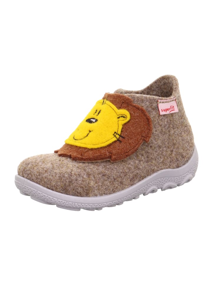 Geschlossener Hausschuh HAPPY OCTI in Beige