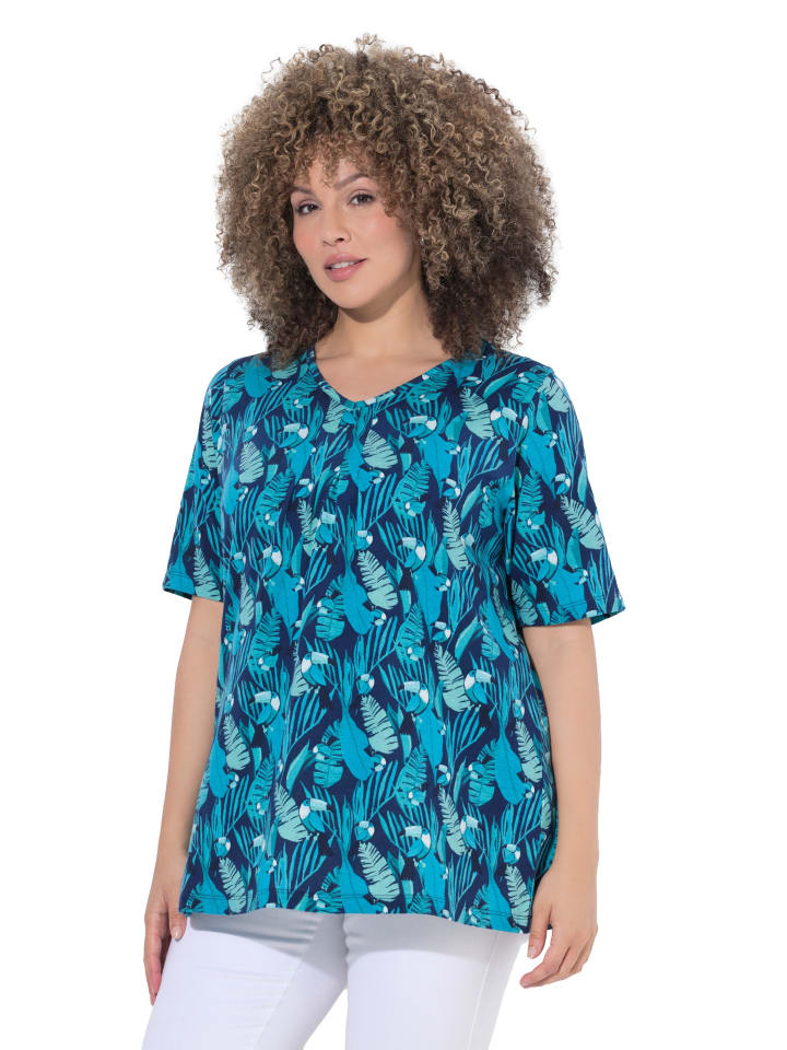 Shirt in tintenblau