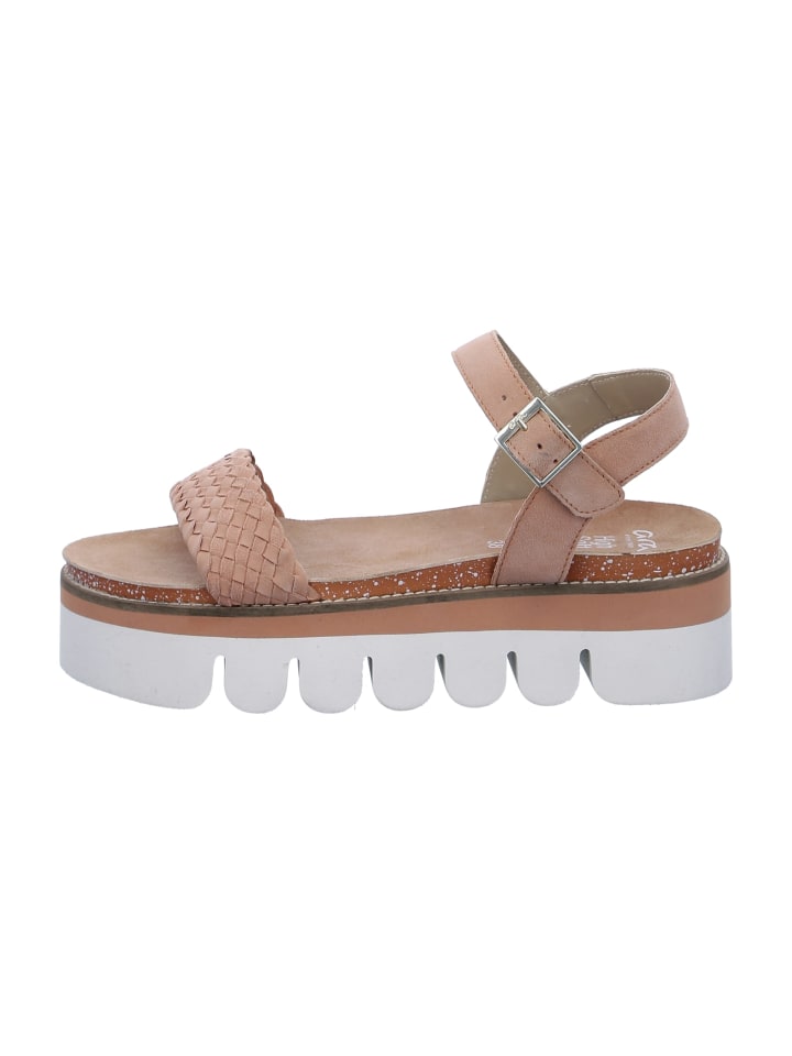 Plateau Sandaletten in Coral