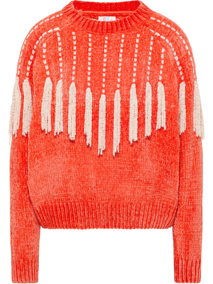 Damen Strickpullover in Orange