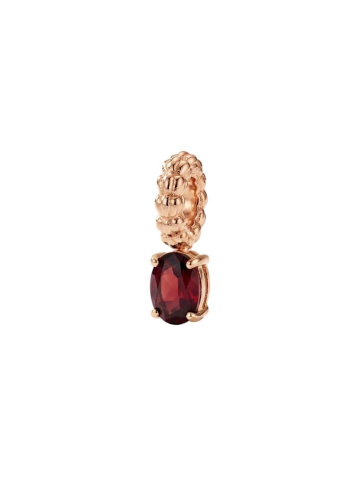 Charm LEI Geburtsstein Januar Granat Rosegold