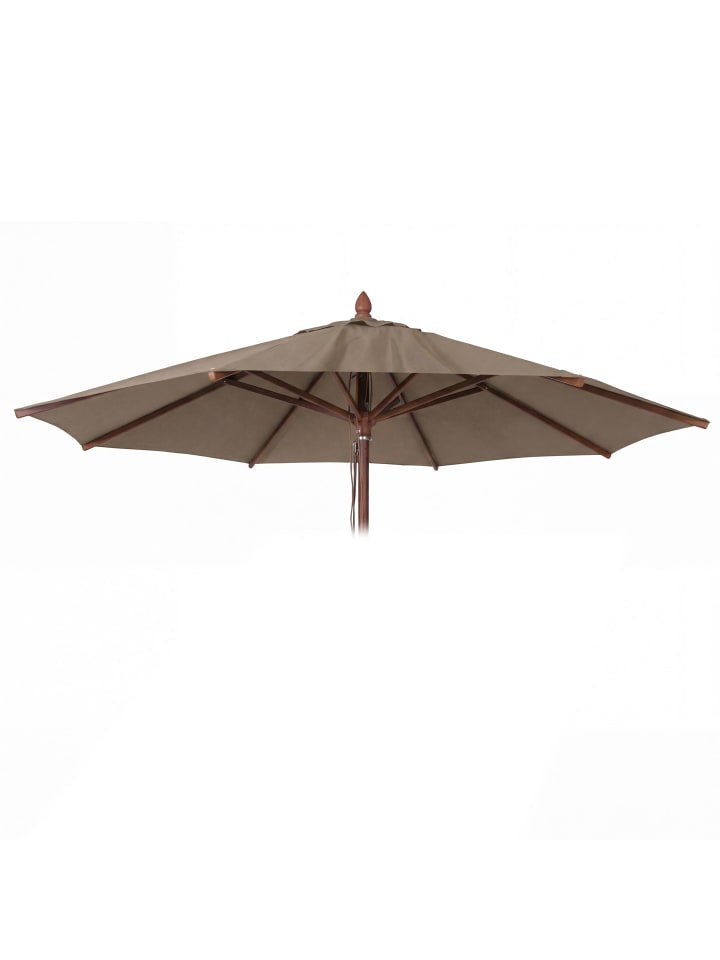 Ersatz-Bezug für Gastronomie Holz-Sonnenschirm C57b, Taupe