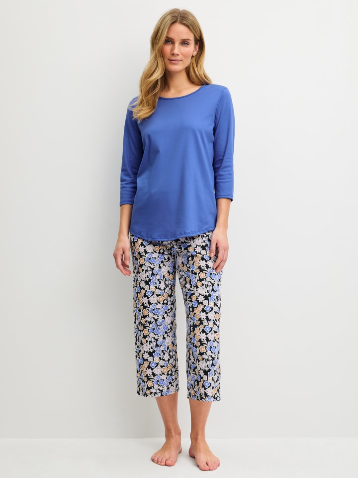 Pyjama in deep cobalt