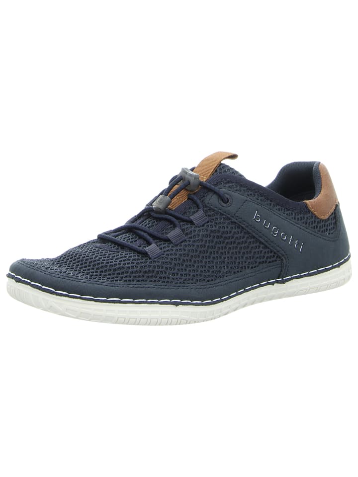 Sportlicher Schnürschuh in blau