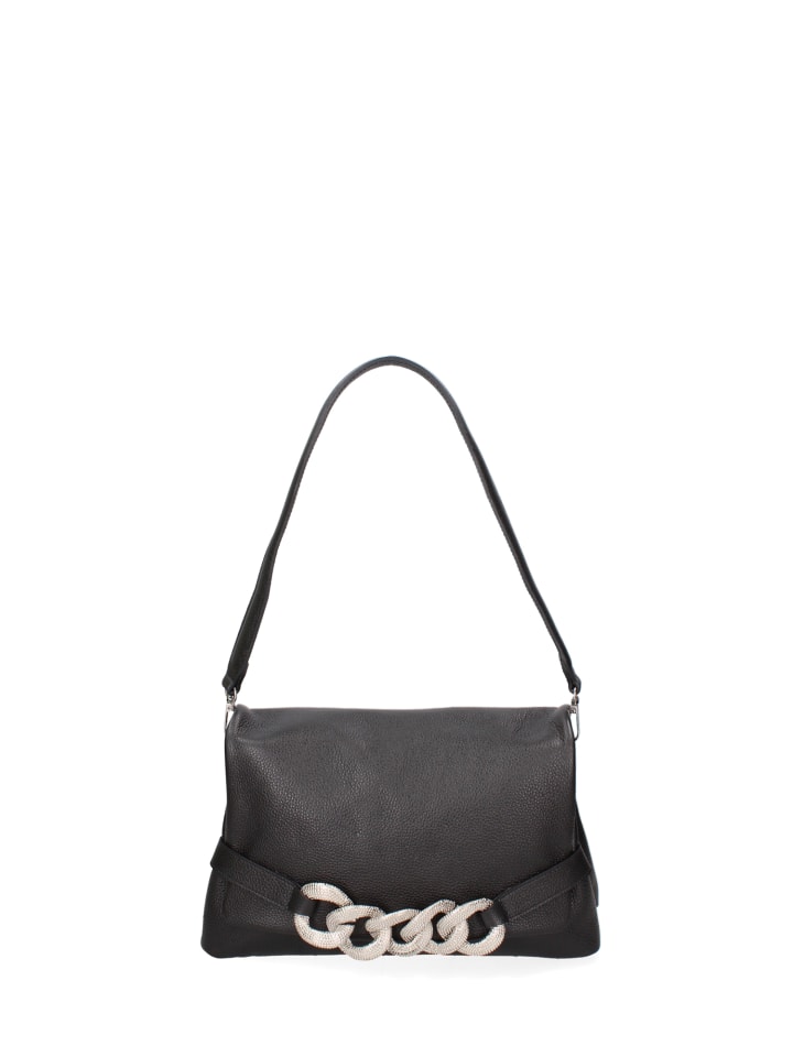 Umhängetasche in BLACK AND GOLD
