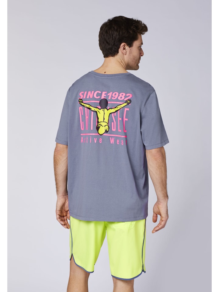 T-Shirt in Blau