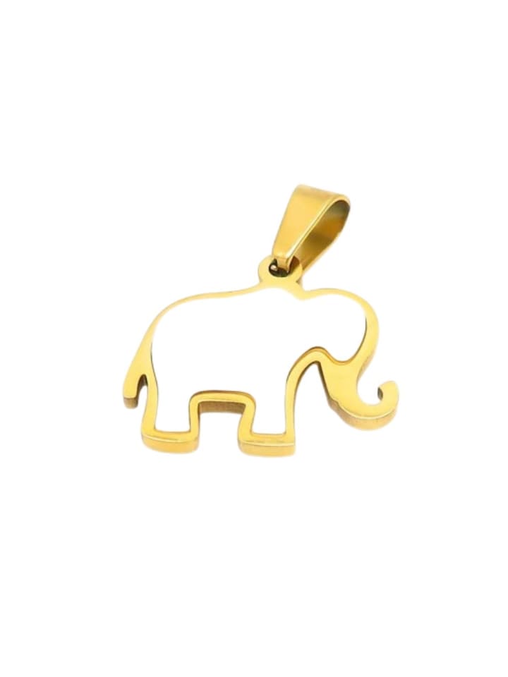Anhänger in Gold/Perlmutt