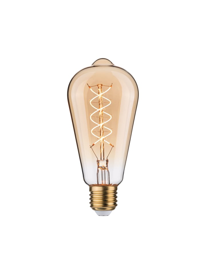 LED Rustic Shine ST64 E27 300lm 4,2W 1800K S 3-step-dim gold 230V