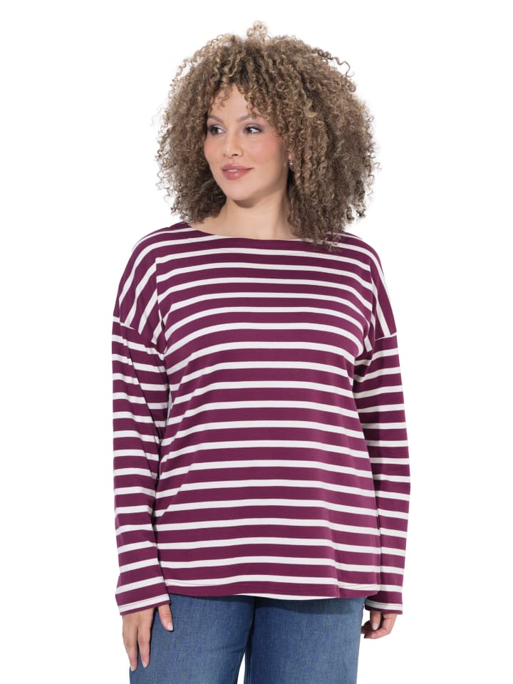 Shirt in dunkle beere