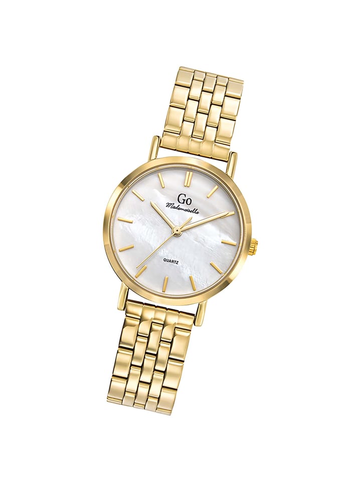 Analog-Armbanduhr Girl Only Mademoiselle gold klein (ca. 30mm)