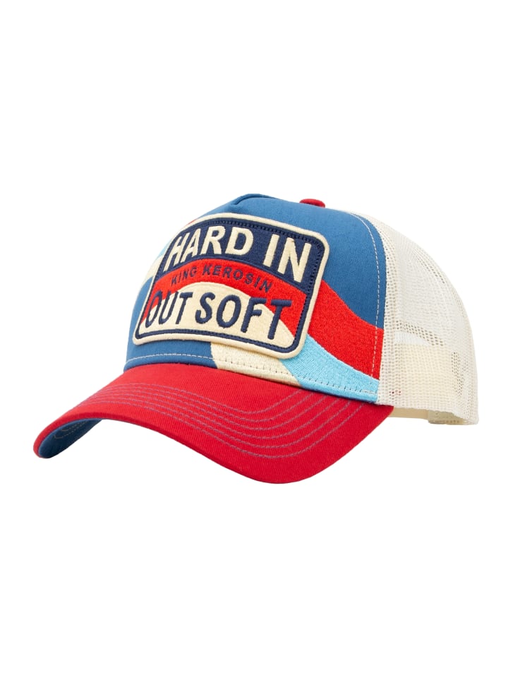 King Kerosin Trucker Cap Hard In - Out Soft in mehrfarbig