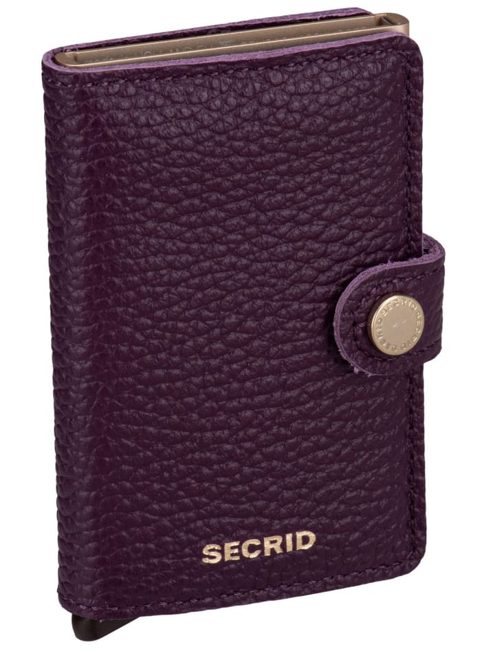 Geldbörse Miniwallet Pebble in Grape