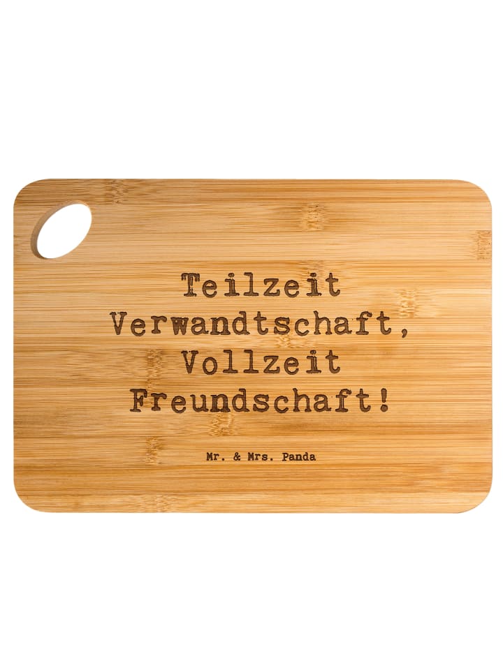 Holzbrett Spruch Halbbruder Freundschaft mit Sp... in Braun
