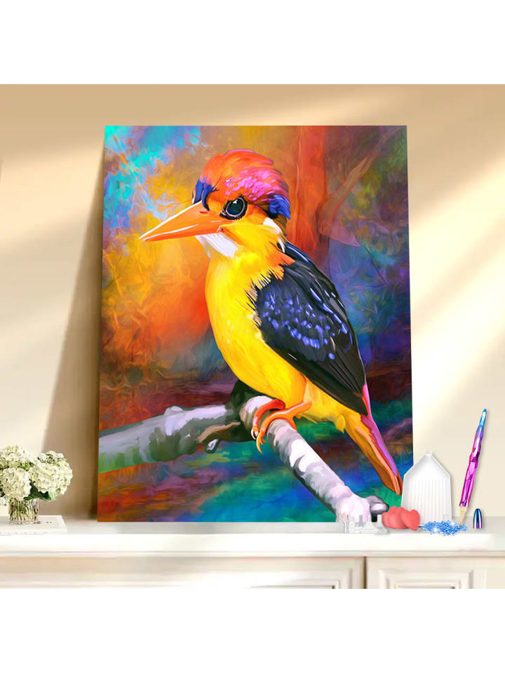 Diamond Painting-"Bunter Vogel"