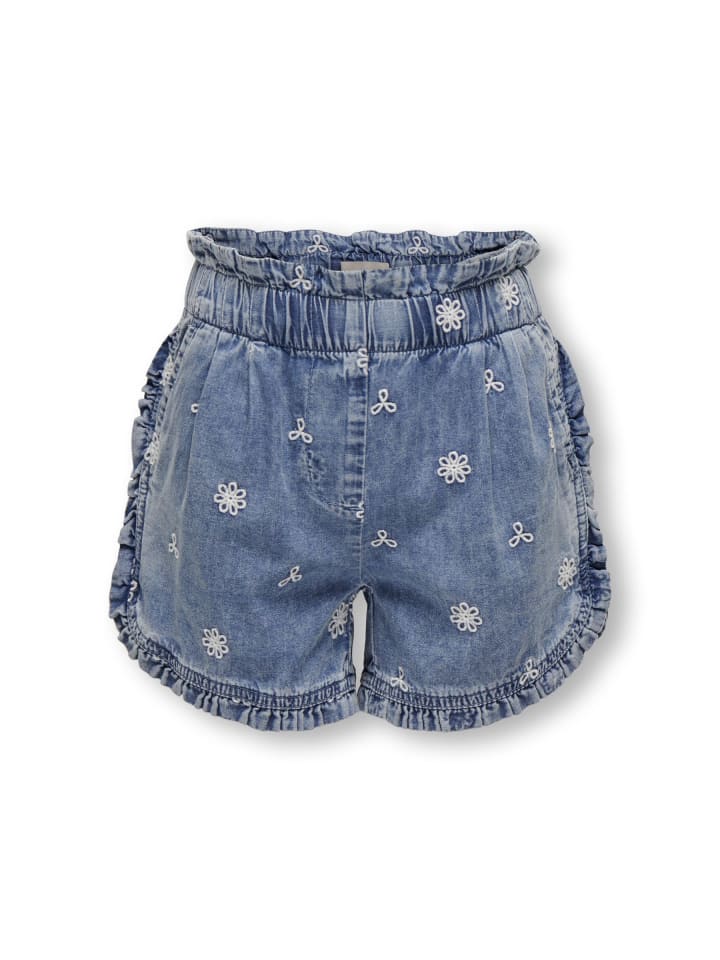 Jeans-Shorts in Medium Blue Denim