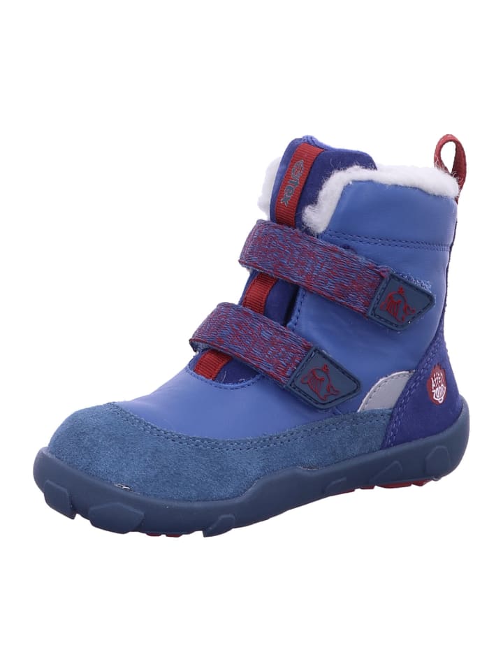 Stiefel Kinder Winterstiefel Leder Winty Wal in Blau