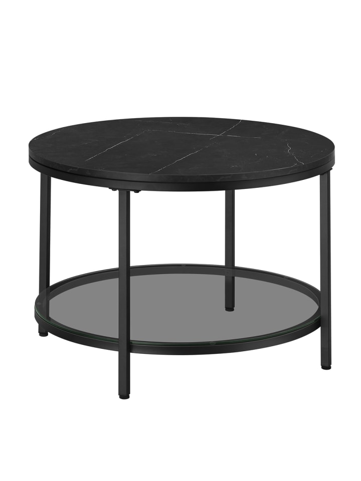Couchtisch Baris in Schwarz - (B)65 x (H)46 x (T)46 cm