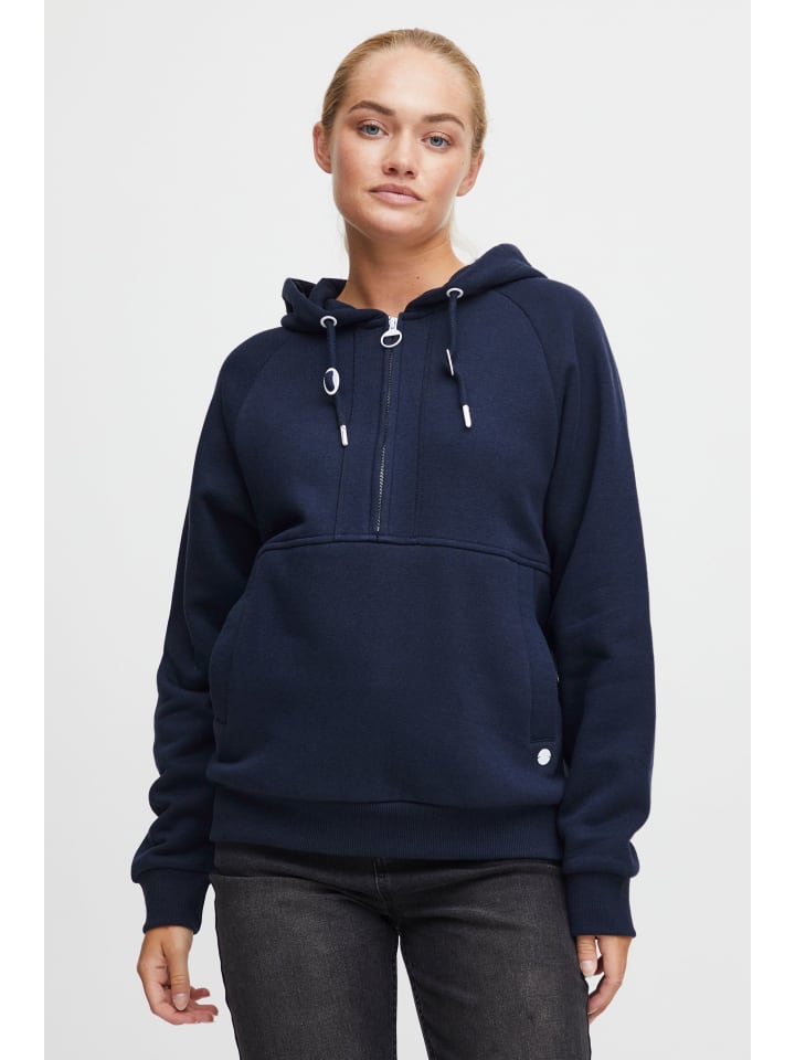Kapuzensweatjacke OXAndrea in Dunkelblau