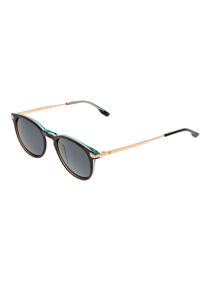 Unisex Sonnenbrille Katzenauge Blau