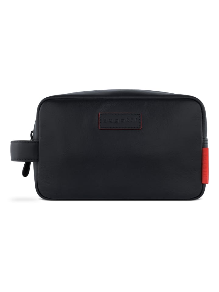Clark Kulturbeutel Leder 20 cm schwarz