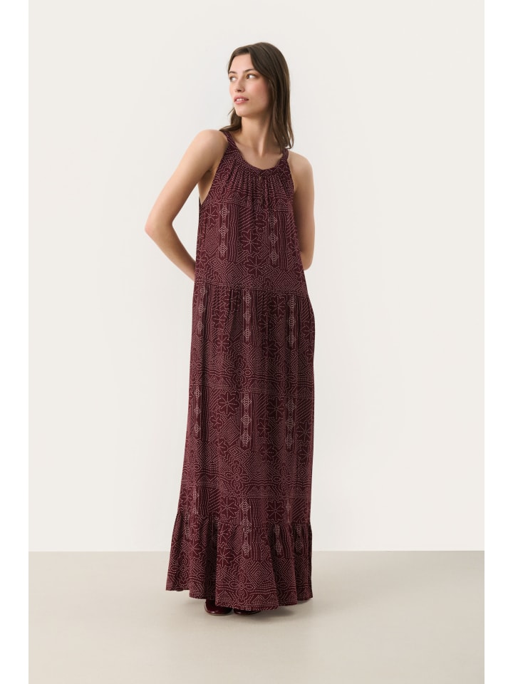 Kleid TheonaPW Relaxed fit in Tawny Port Dot Print