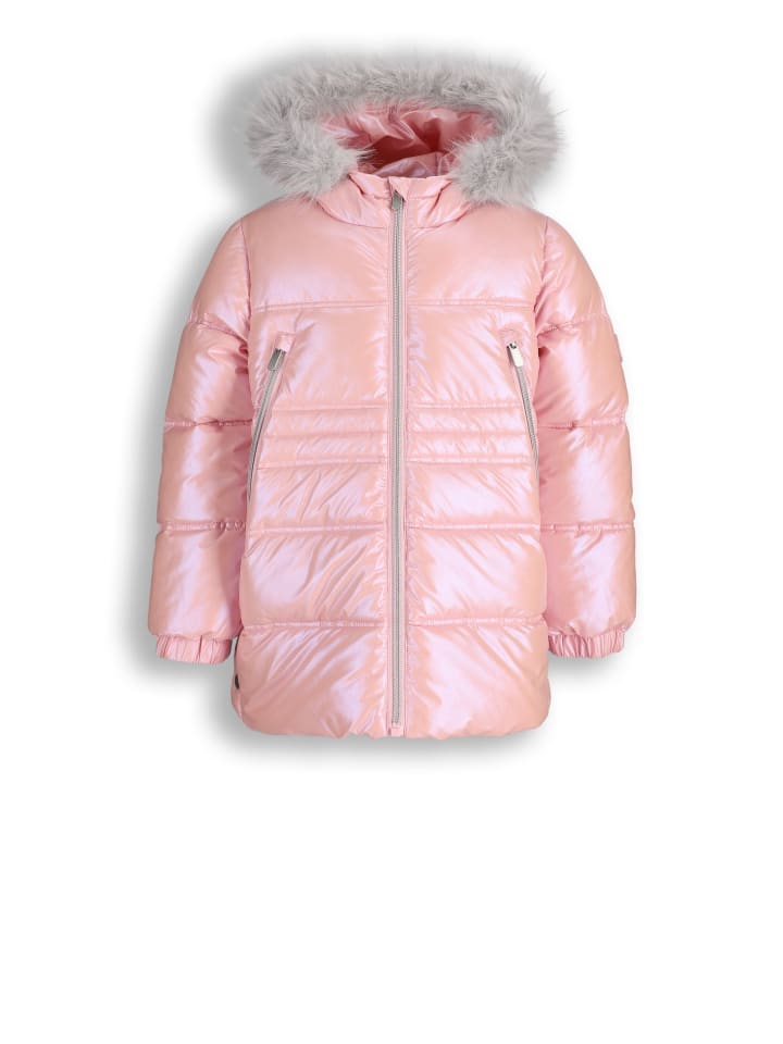 Gesteppte Winterjacke in gedämpftes Rosa