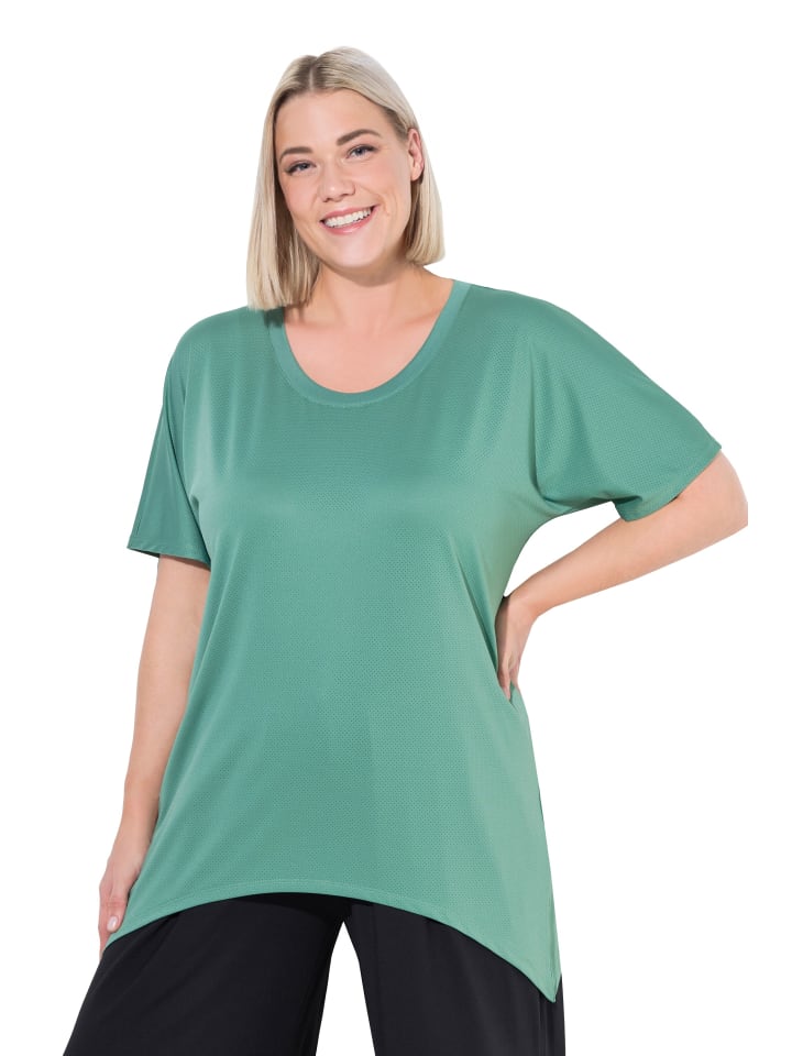 Shirt in efeu grün