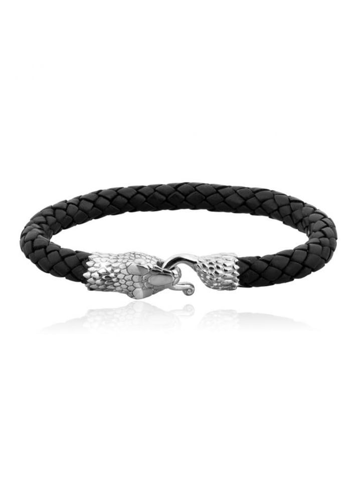 Armband 925 Sterling Silber Schlange in Silber