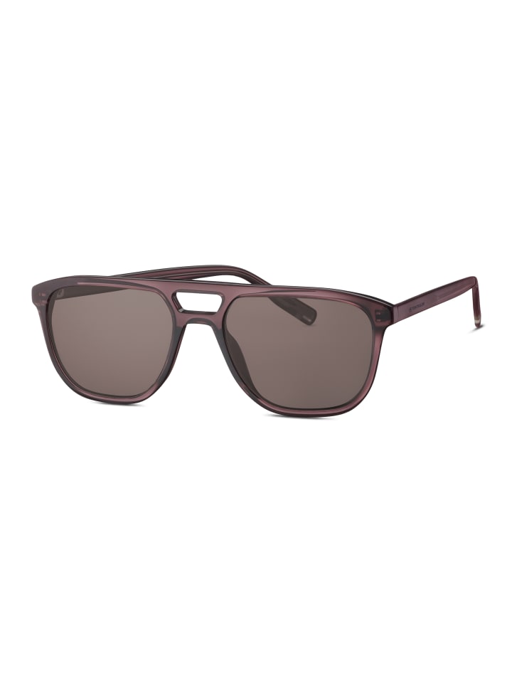 Sonnenbrille für Erwachsene in Bordeauvioletttransparent