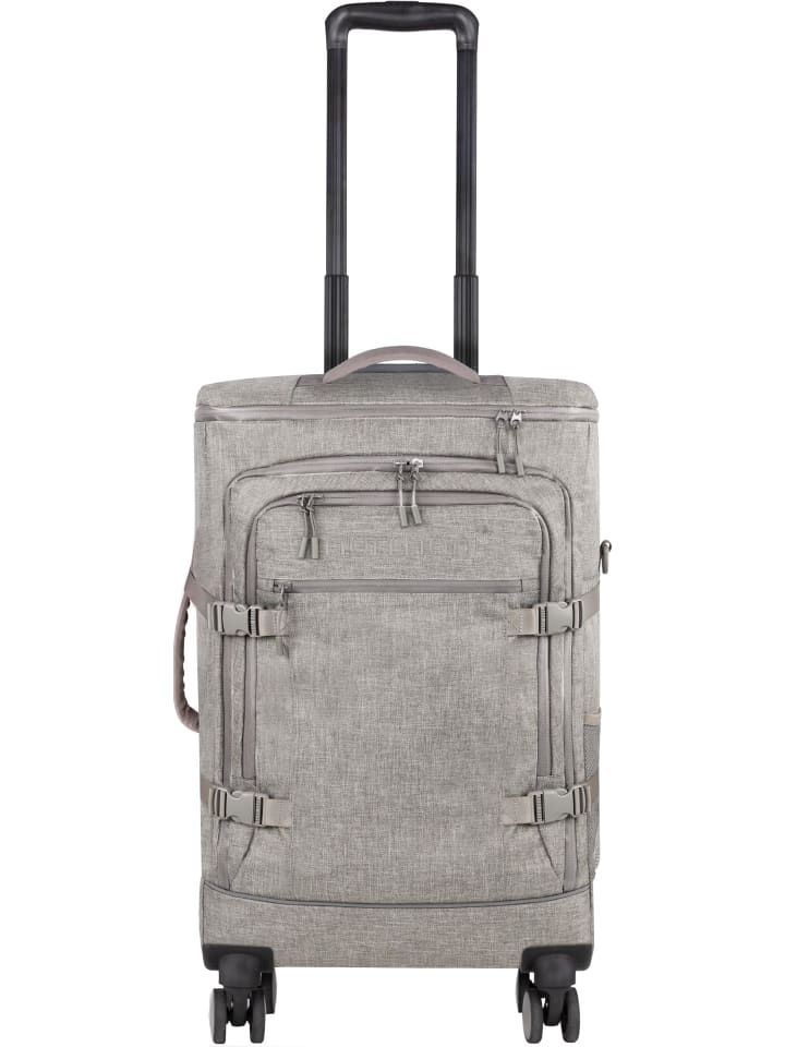 Reisetrolley mit Rucksackfunktion Namie in Beige