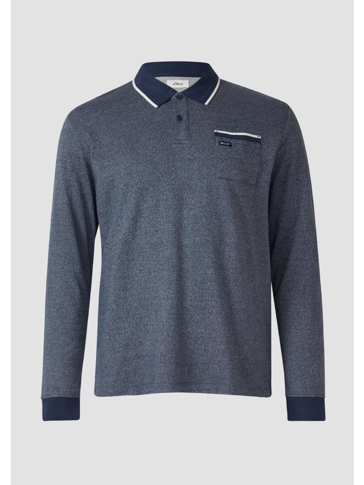Polo-Shirt  in  58W1_tiefblau