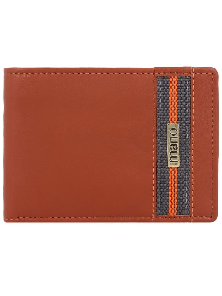 Don Leonardo Geldbörse RFID Leder 12 cm cognac